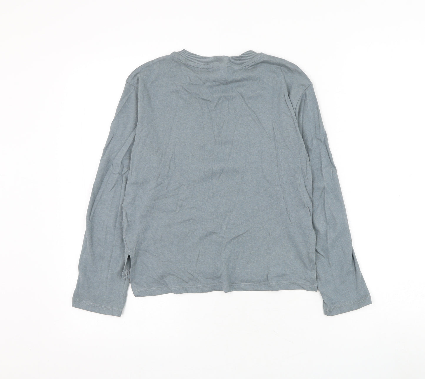 Zara Girls Grey Cotton Pullover Sweatshirt Size 10 Years Pullover
