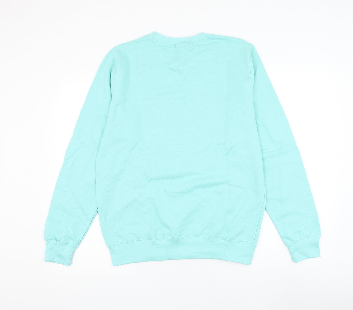 Run Club Womens Blue Cotton Pullover Sweatshirt Size S Pullover - Run Club