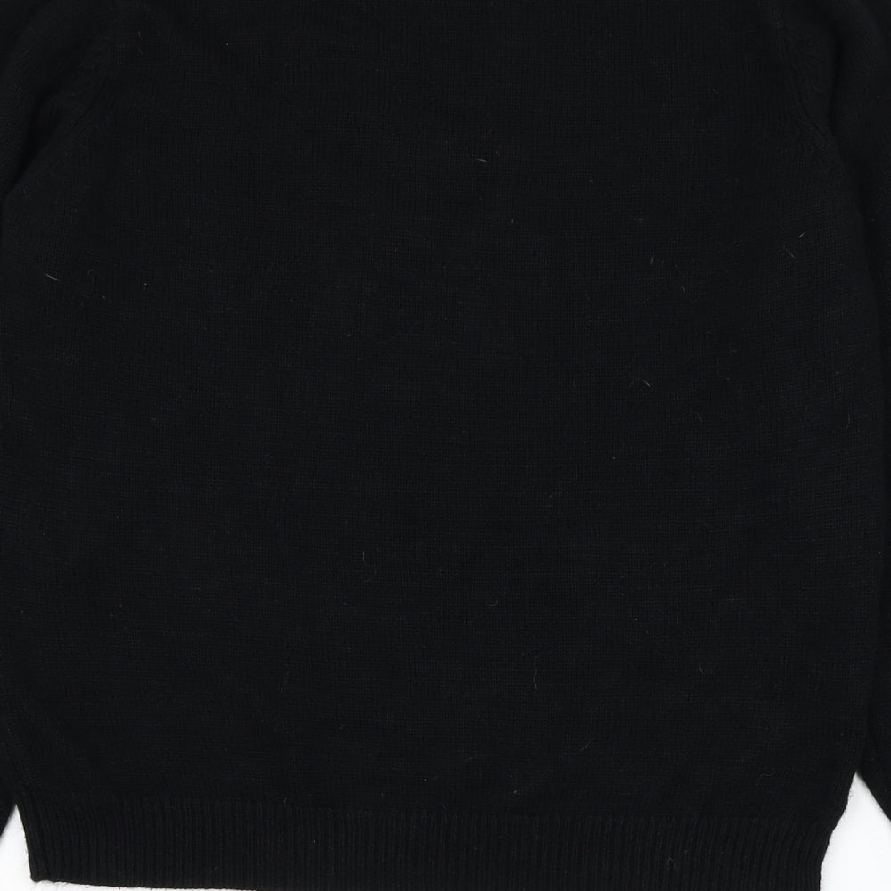 Primark Mens Black Round Neck Acrylic Pullover Jumper Size M - Star Wars Christmas