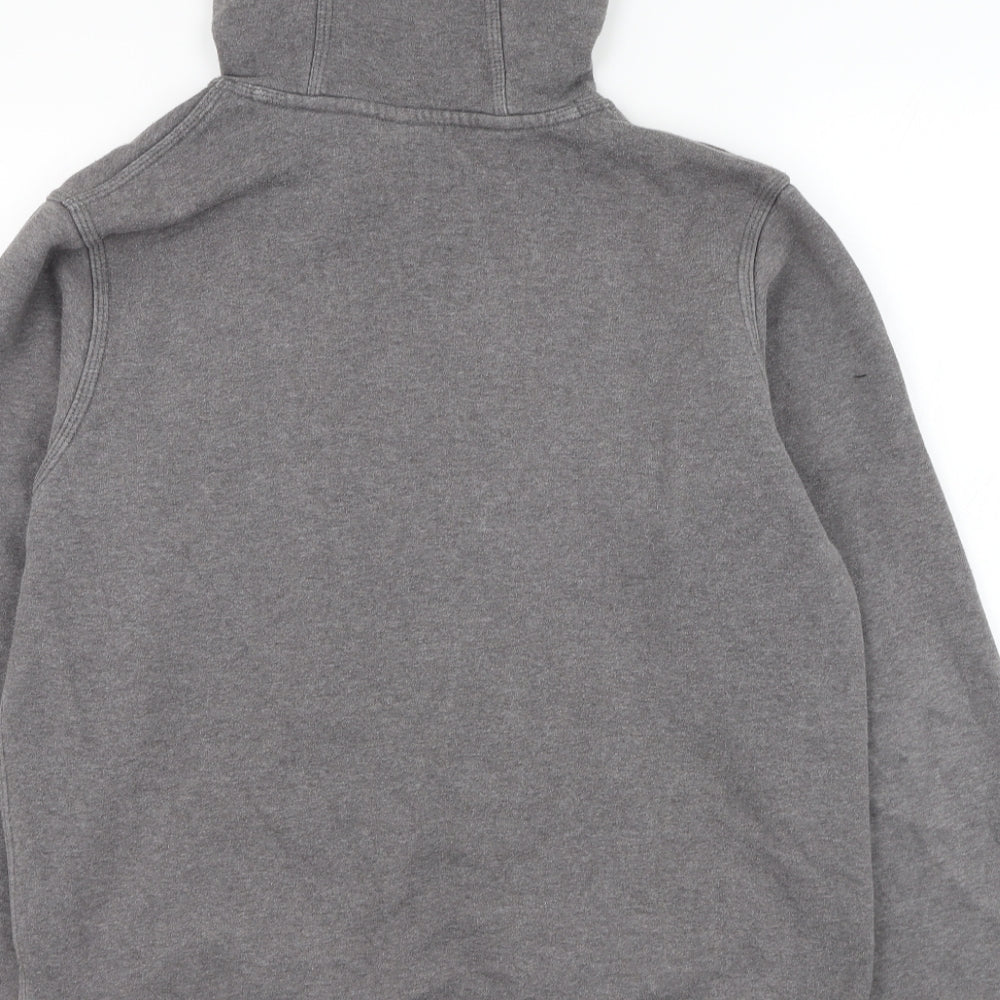 Nike Mens Grey Cotton Pullover Hoodie Size M