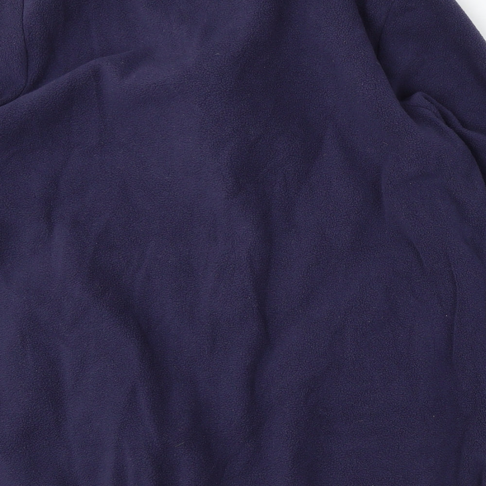 Bonmarché Womens Blue Polyester Full Zip Sweatshirt Size 16 Zip