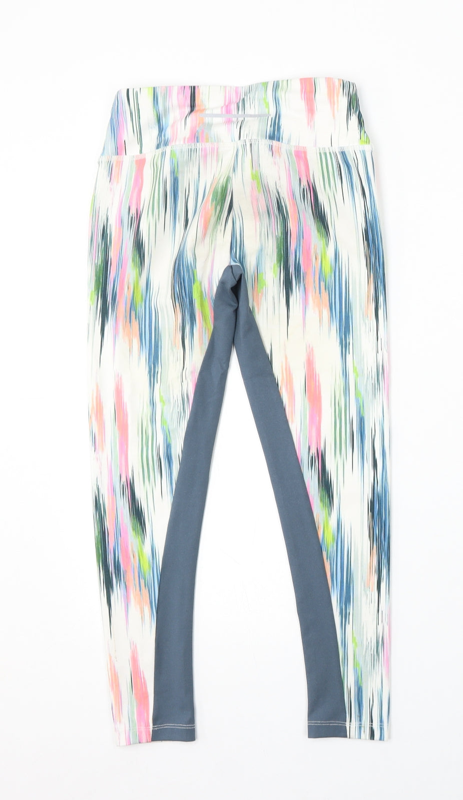 Leigh Tucker Girls Multicoloured Geometric Polyester Jogger Trousers Size 9-10 Years Regular