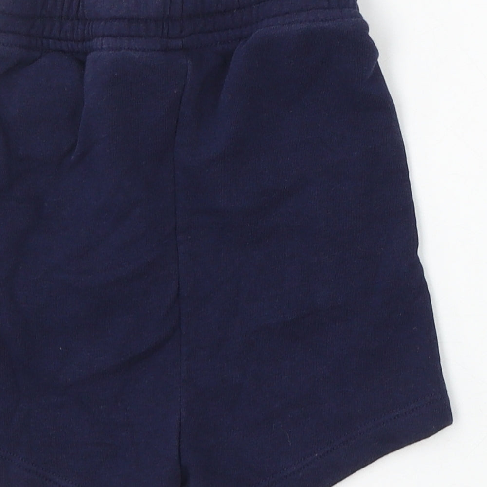 George Boys Blue Cotton Sweat Shorts Size 2-3 Years Regular