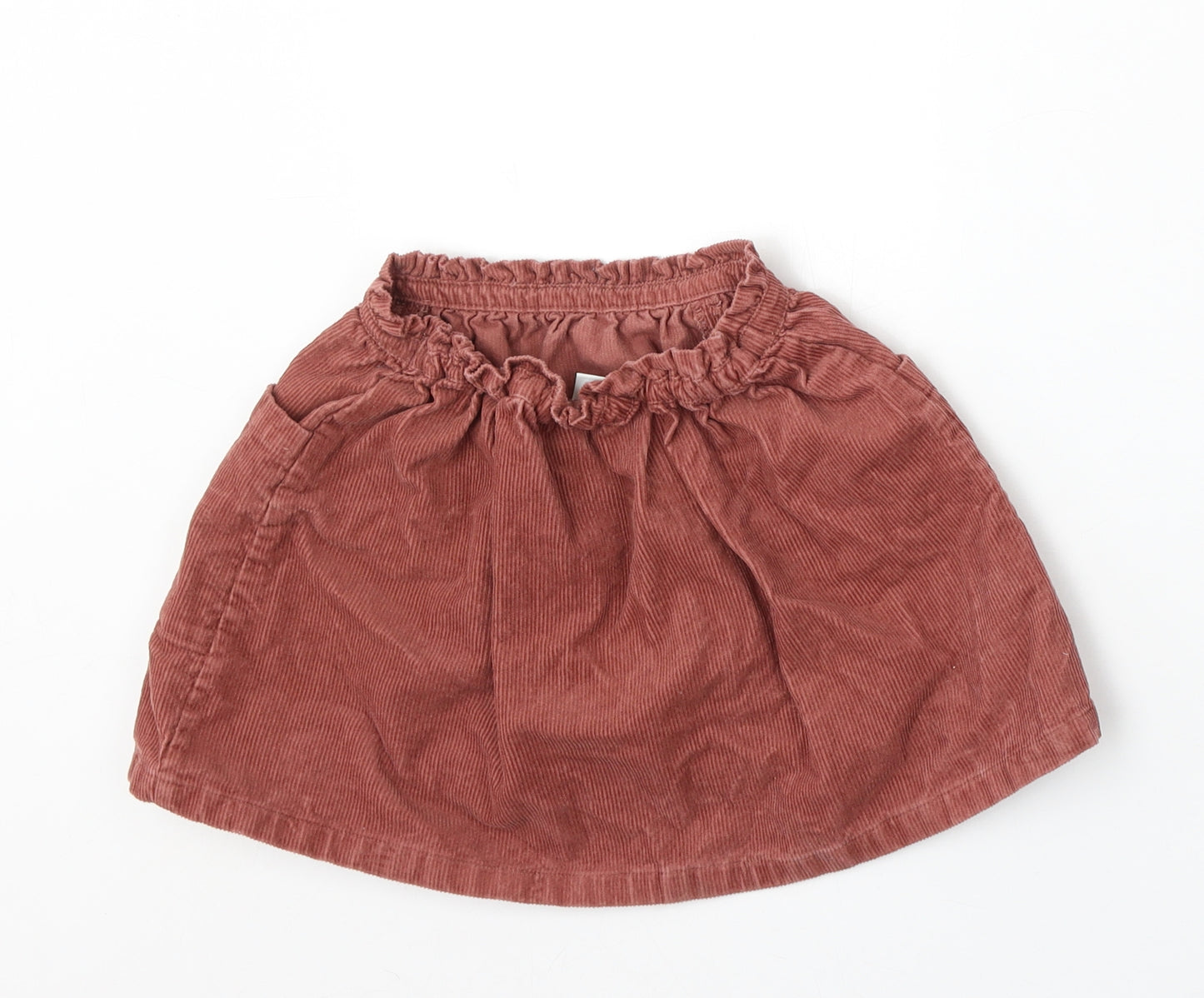 NEXT Girls Red Cotton Skater Skirt Size 2-3 Years Regular