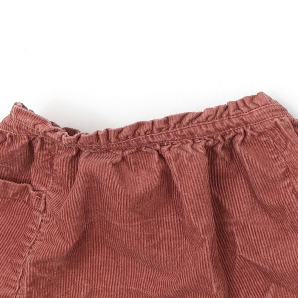 NEXT Girls Red Cotton Skater Skirt Size 2-3 Years Regular