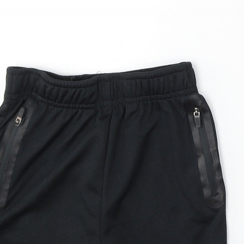 Primark Boys Black Polyester Sweat Shorts Size 4-5 Years Regular