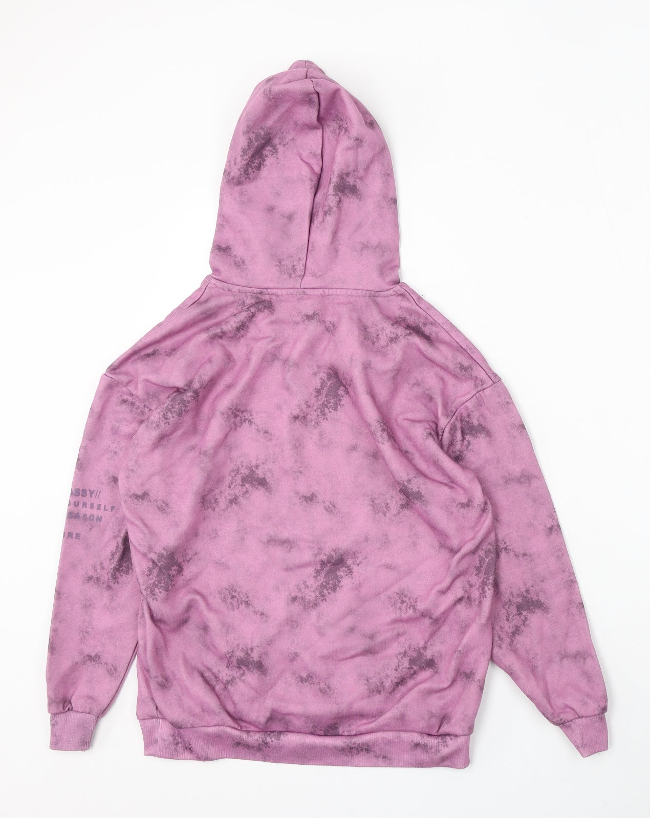 Matalan Girls Purple Polyester Pullover Hoodie Size 11 Years - Be Sassy