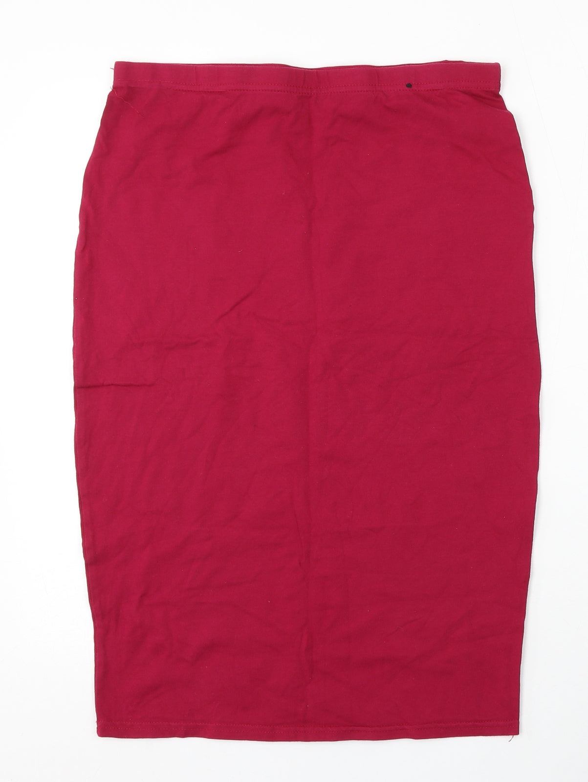 Atmosphere Womens Red Cotton Straight & Pencil Skirt Size 14