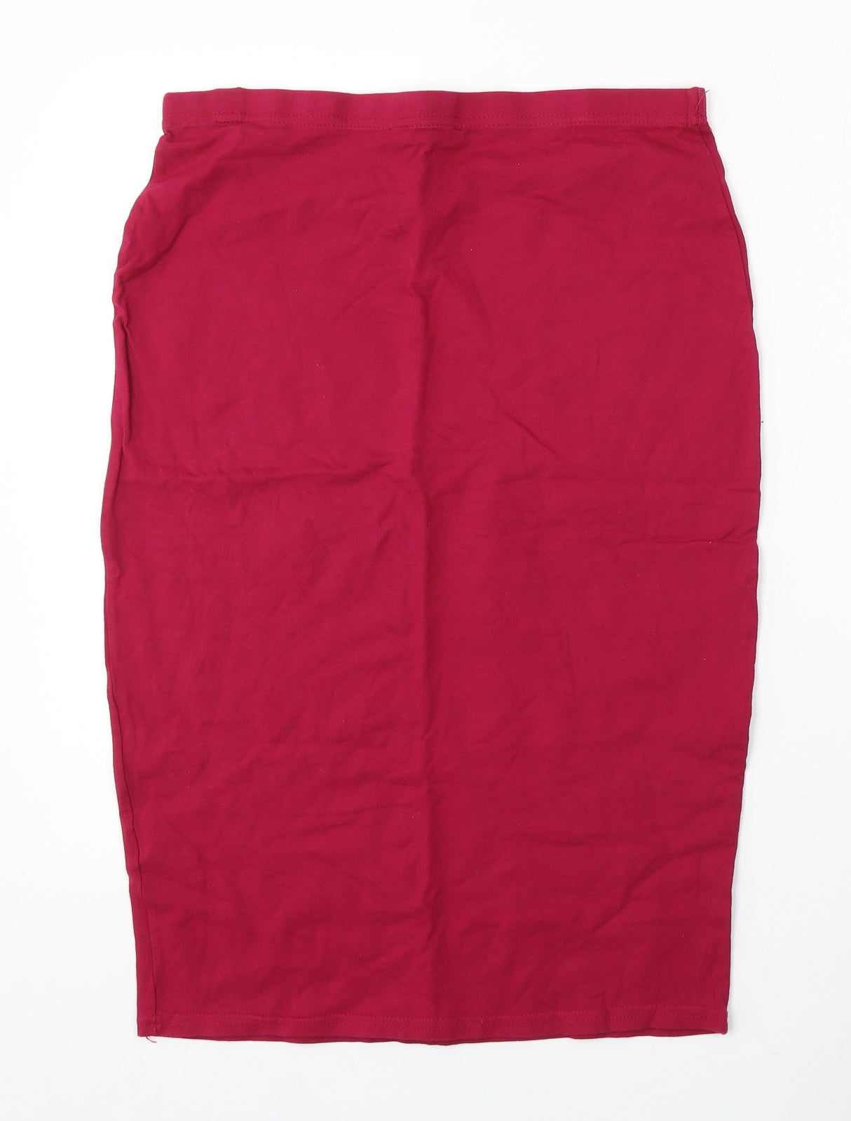 Atmosphere Womens Red Cotton Straight & Pencil Skirt Size 14