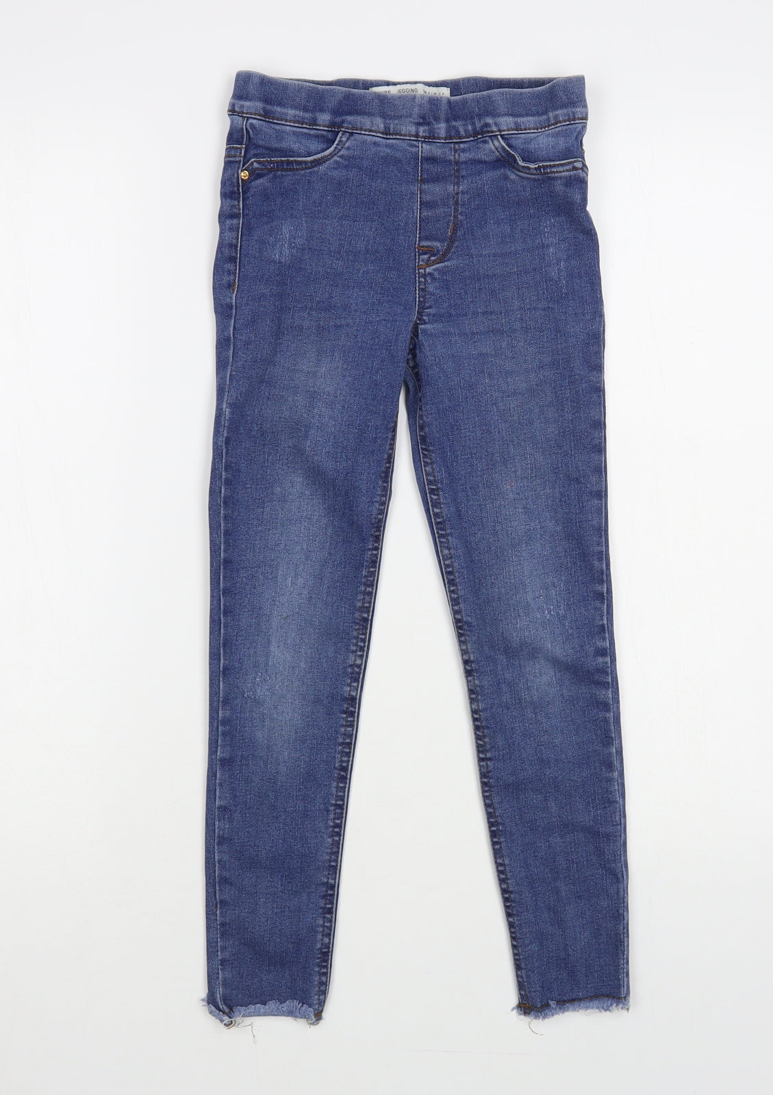 Denim Co. Girls Blue Cotton Jegging Jeans Size 8-9 Years Regular