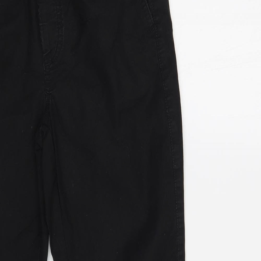 Gap Boys Black Cotton Jogger Trousers Size 14-15 Years Regular Drawstring