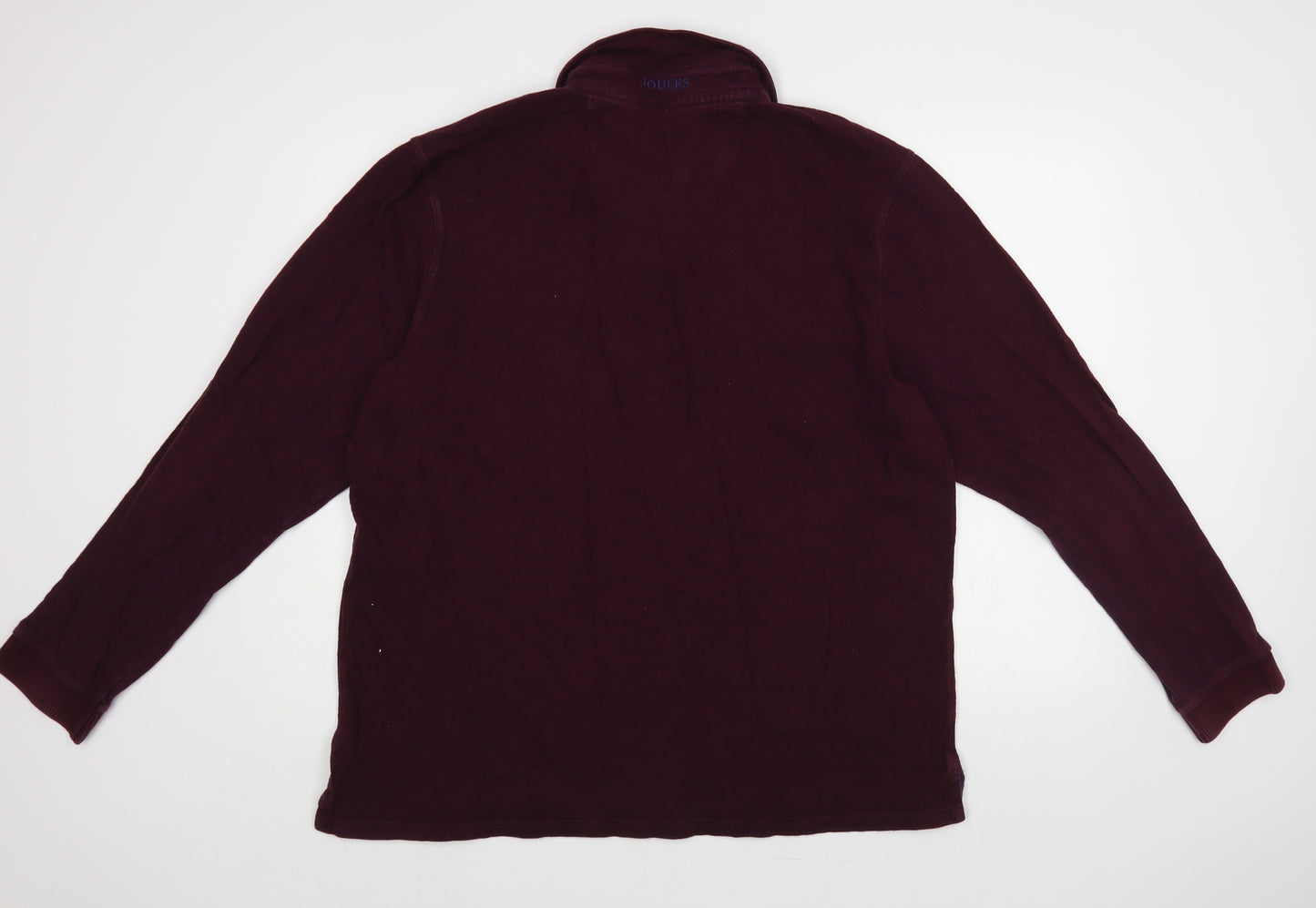 Joules Mens Purple Cotton Pullover Sweatshirt Size 2XL