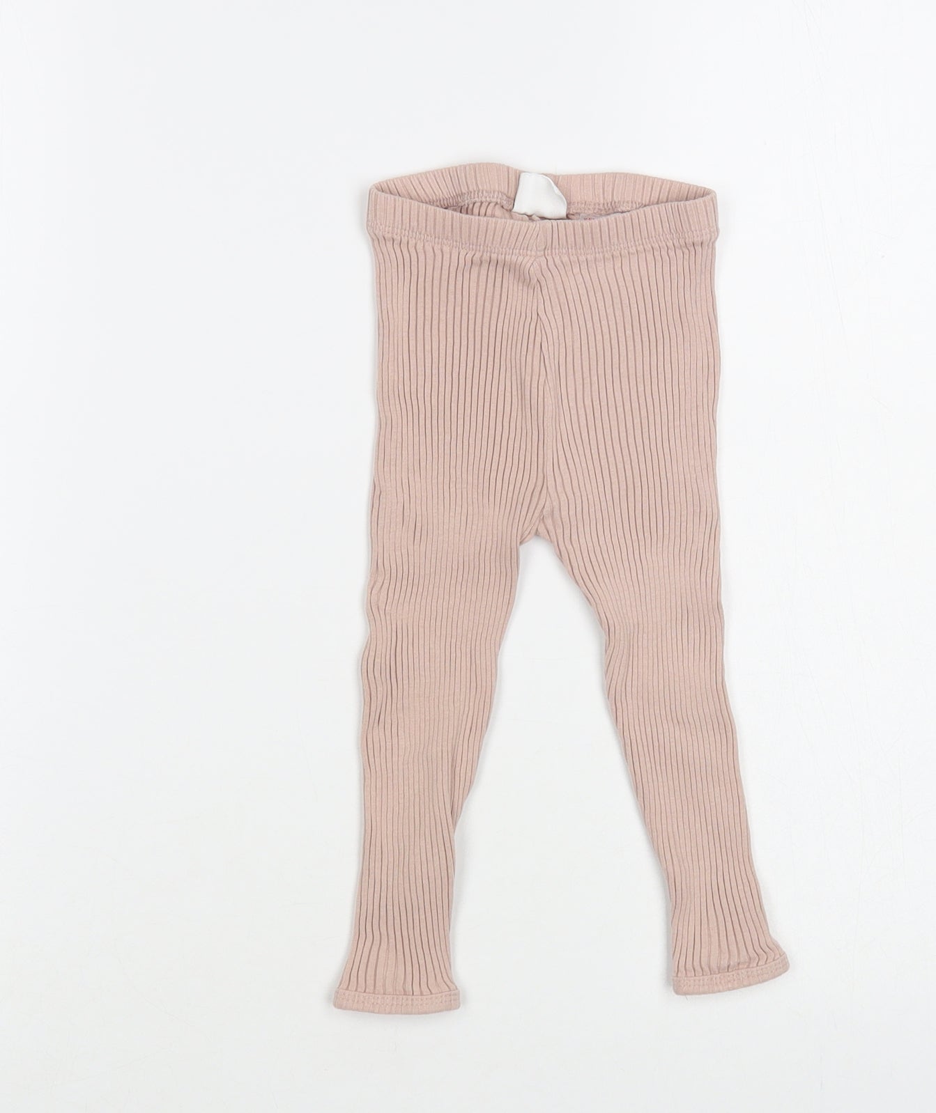 Zara Baby Pink Cotton Jogger Leggings Size 18-24 Months