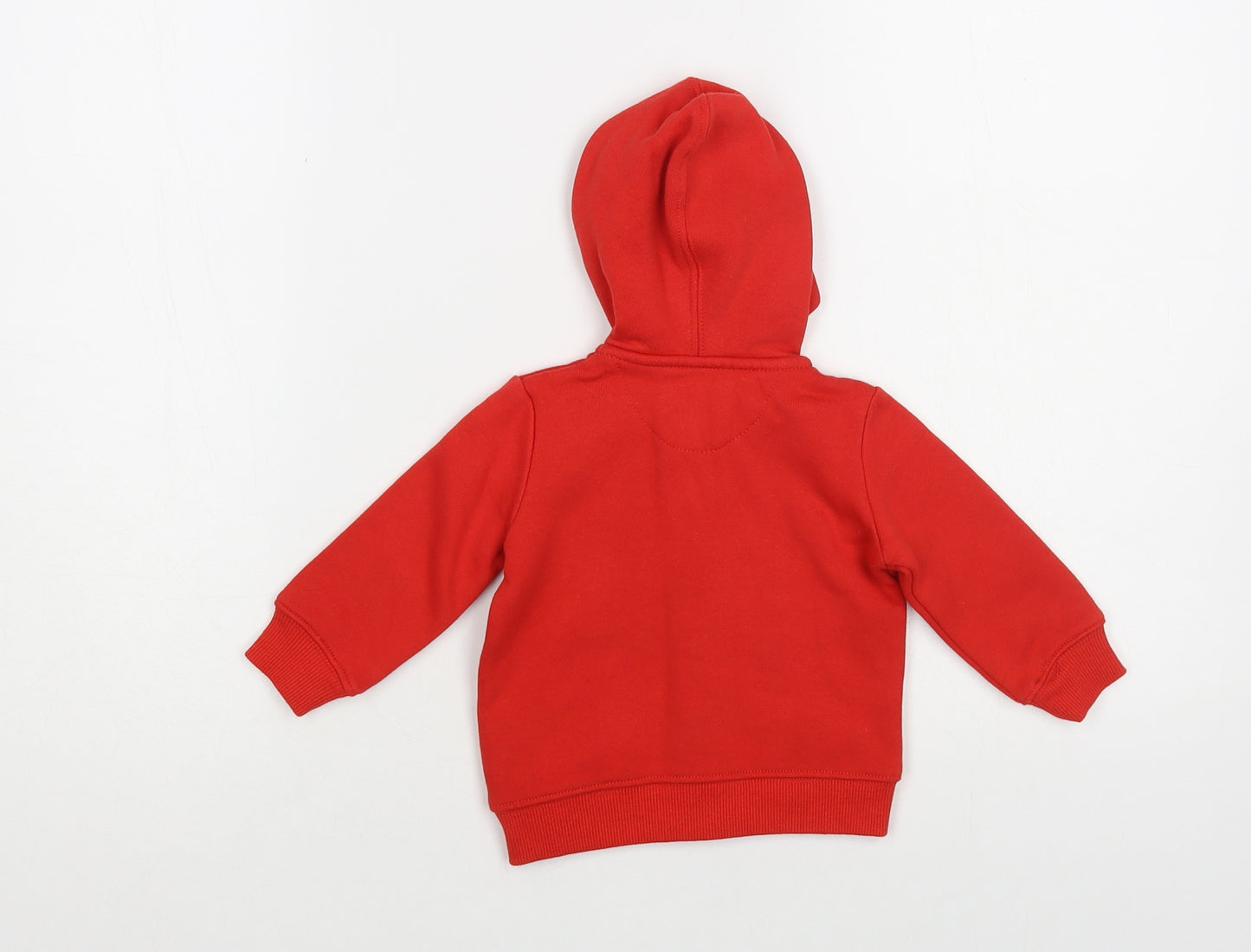 Levi's Baby Red Cotton Full Zip Jumper Size 6-9 Months Zip