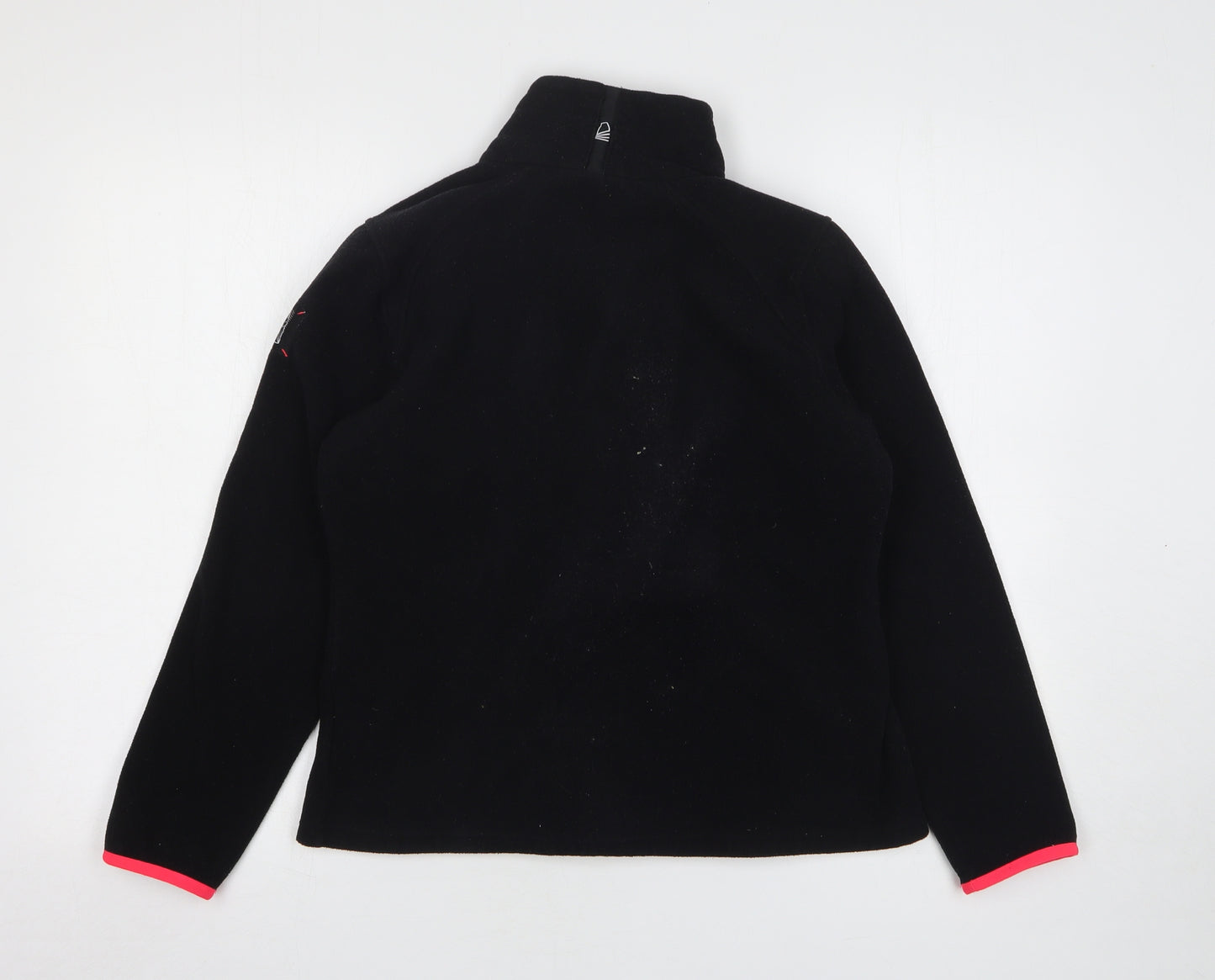 Tribord Womens Black Polyester Full Zip Sweatshirt Size S Zip