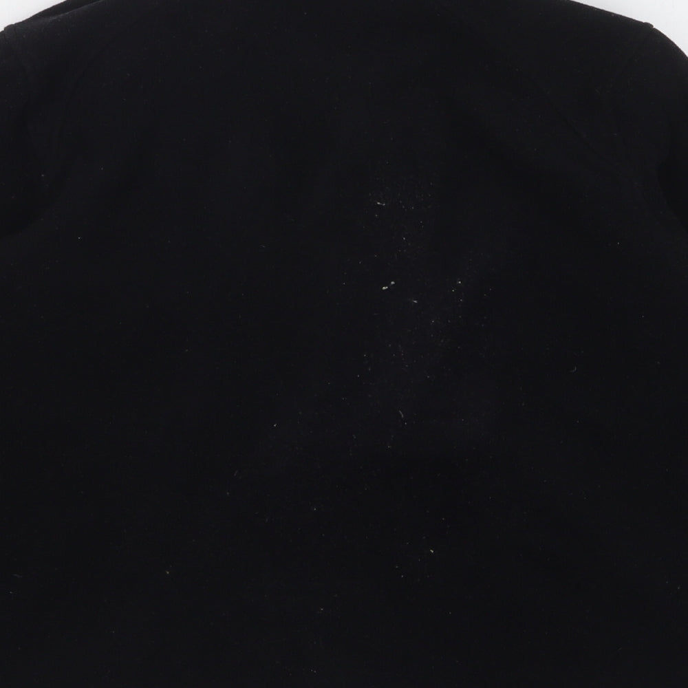 Tribord Womens Black Polyester Full Zip Sweatshirt Size S Zip