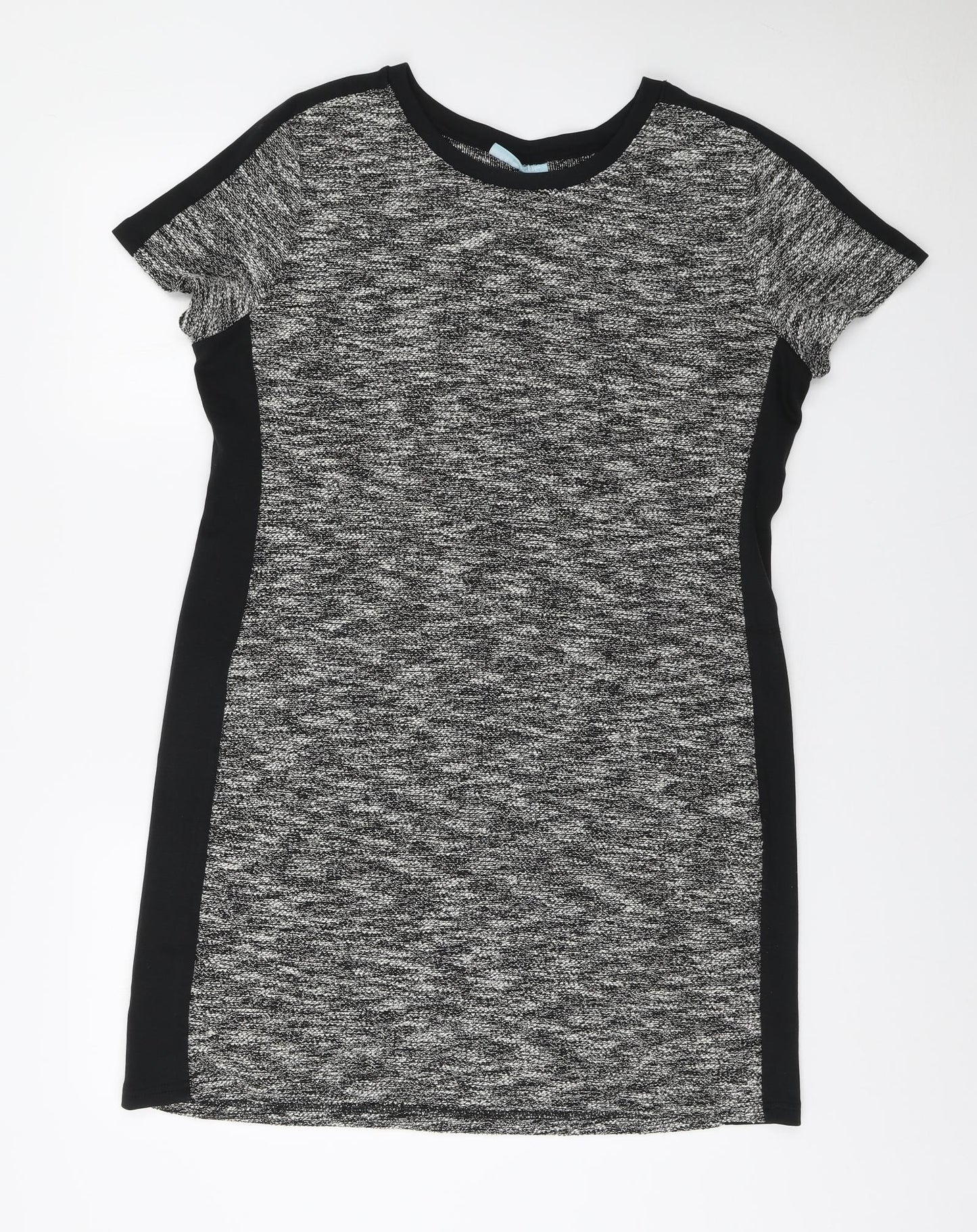 Avenue Womens Grey Polyester Shift Size 18 Scoop Neck Pullover