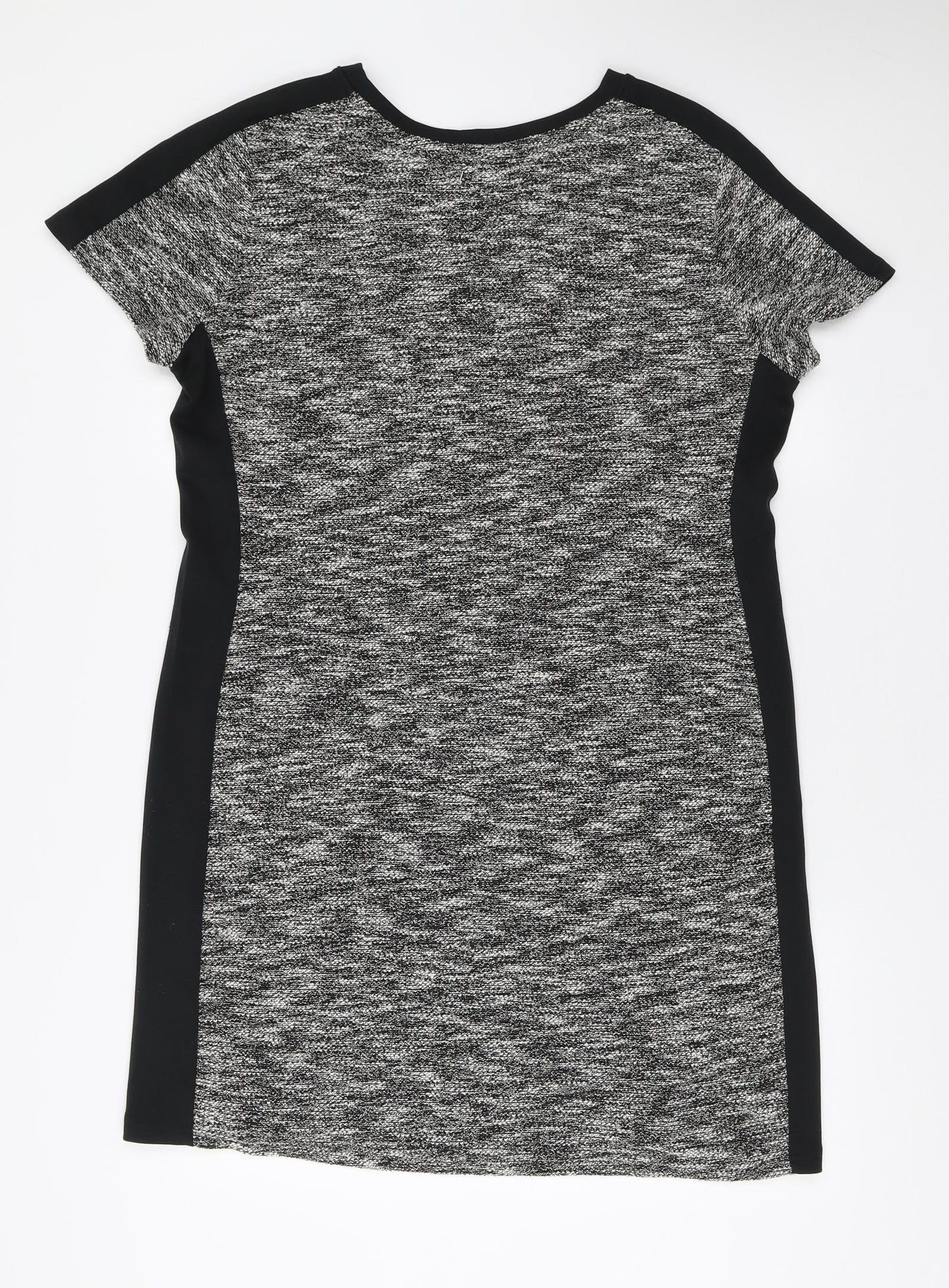 Avenue Womens Grey Polyester Shift Size 18 Scoop Neck Pullover