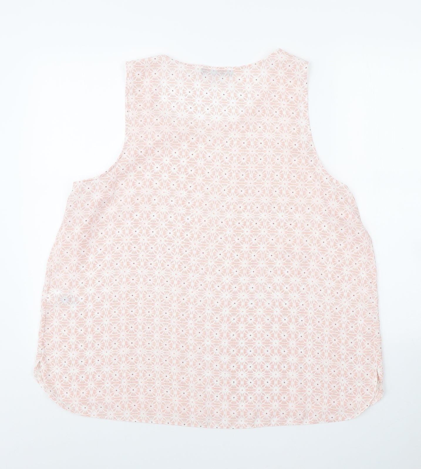 Primark Womens Multicoloured Geometric Polyester Camisole Tank Size 20 Scoop Neck