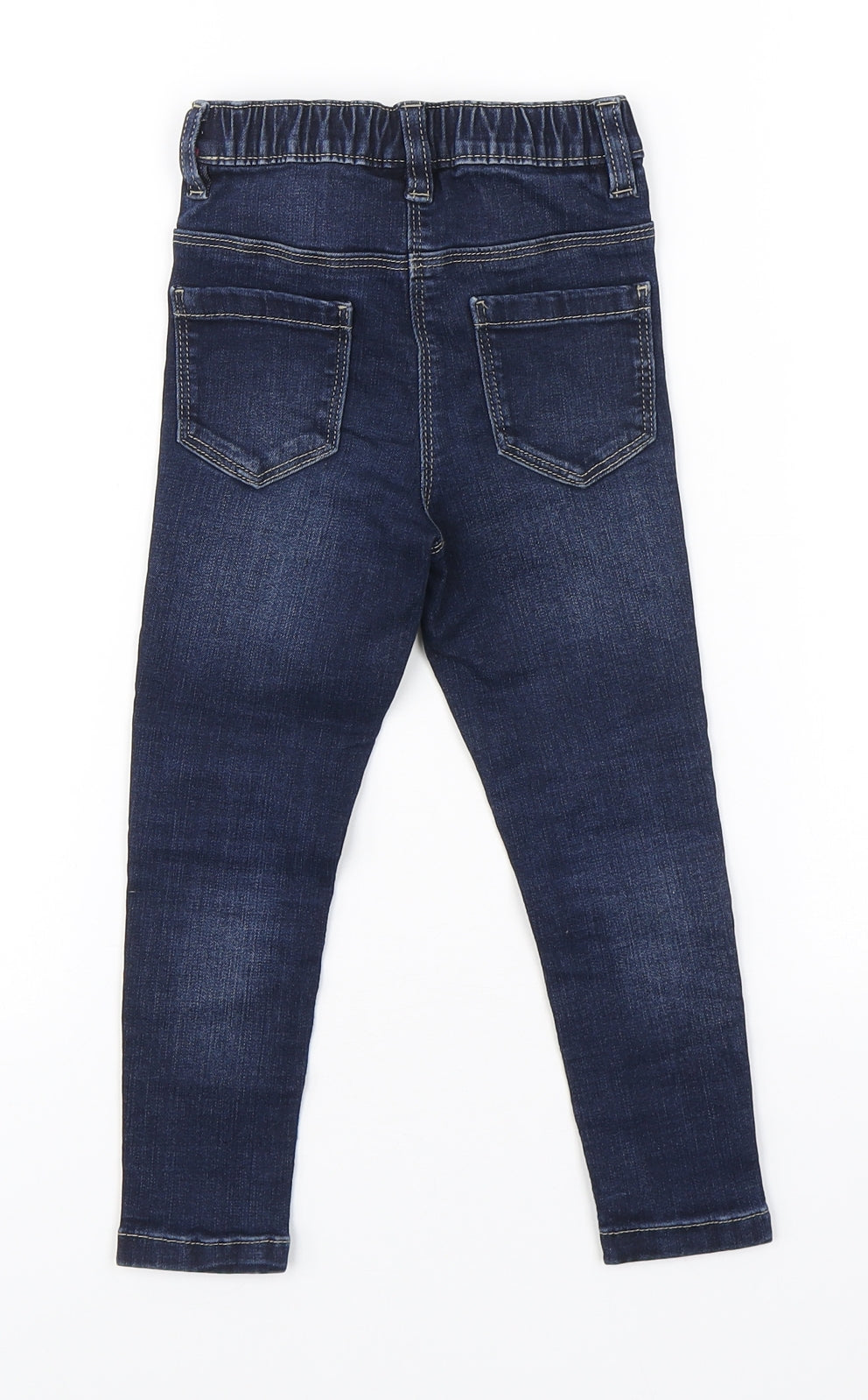 NEXT Girls Blue Cotton Jegging Jeans Size 4 Years Regular Button