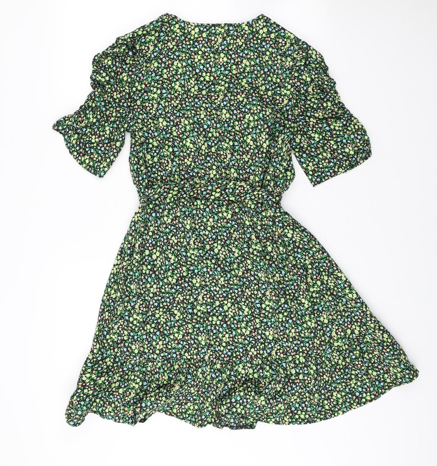 New Look Maternity Womens Multicoloured Floral Polyester A-Line Size 12 V-Neck Pullover