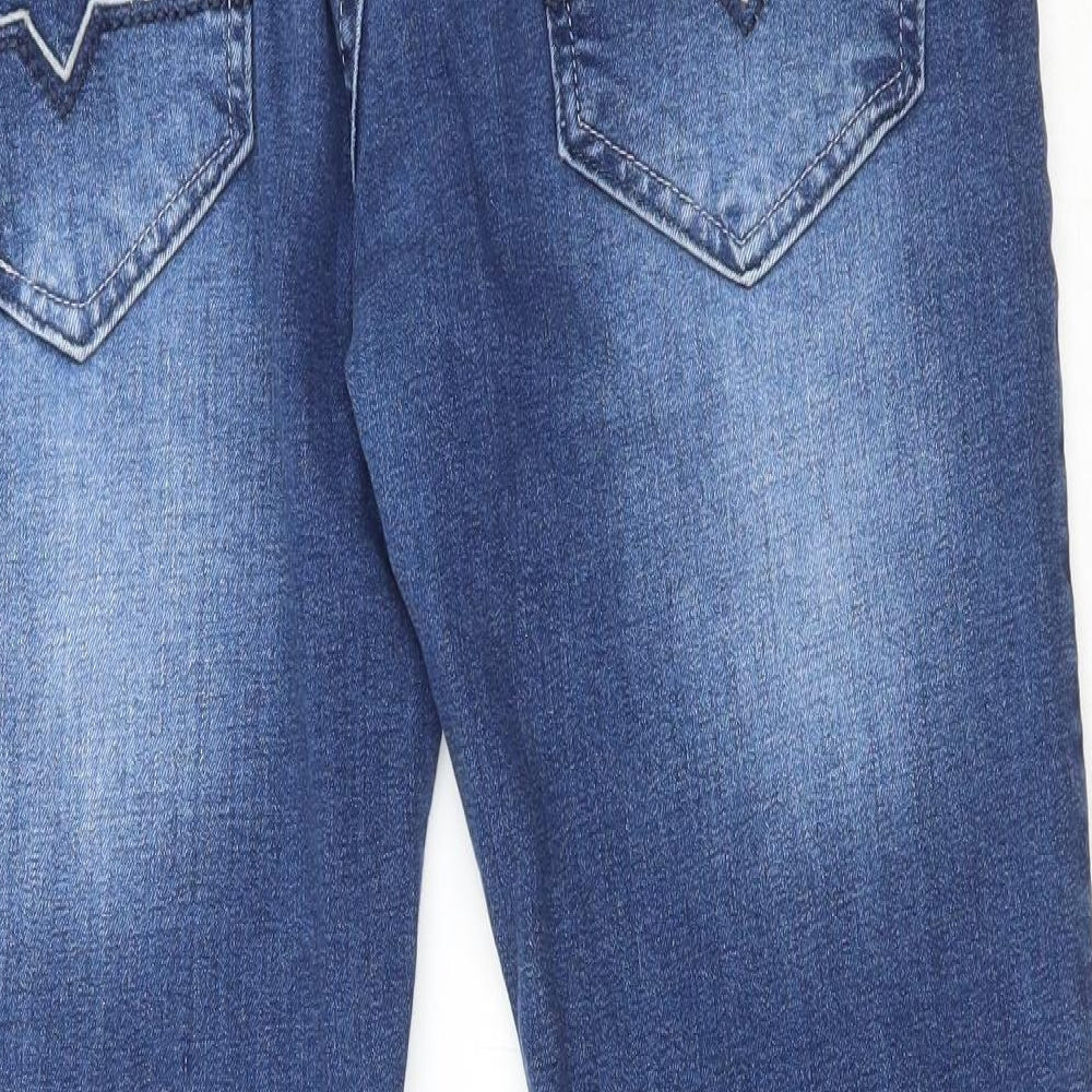Diesel Mens Blue Cotton Straight Jeans Size 34 in L34 in Regular Button