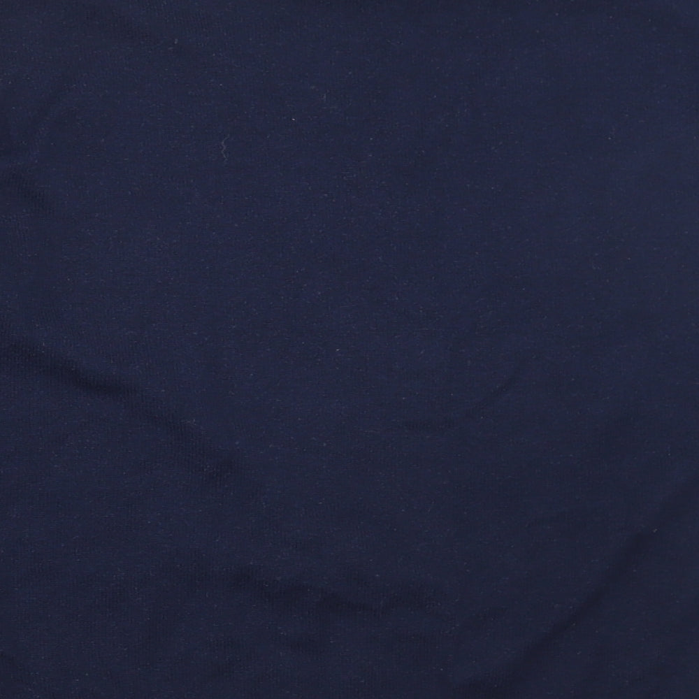 Bonmarché Womens Blue Round Neck Acrylic Pullover Jumper Size 20 - Star