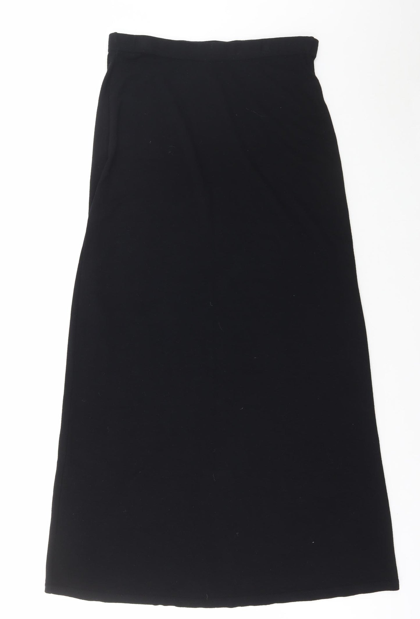 Twotone Womens Black Viscose A-Line Skirt Size M