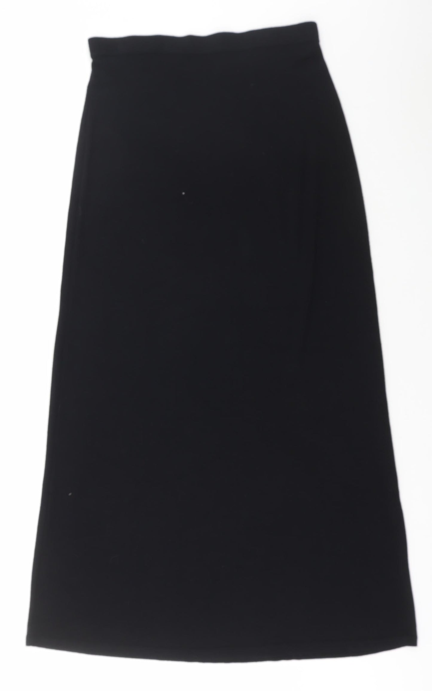 Twotone Womens Black Viscose A-Line Skirt Size M