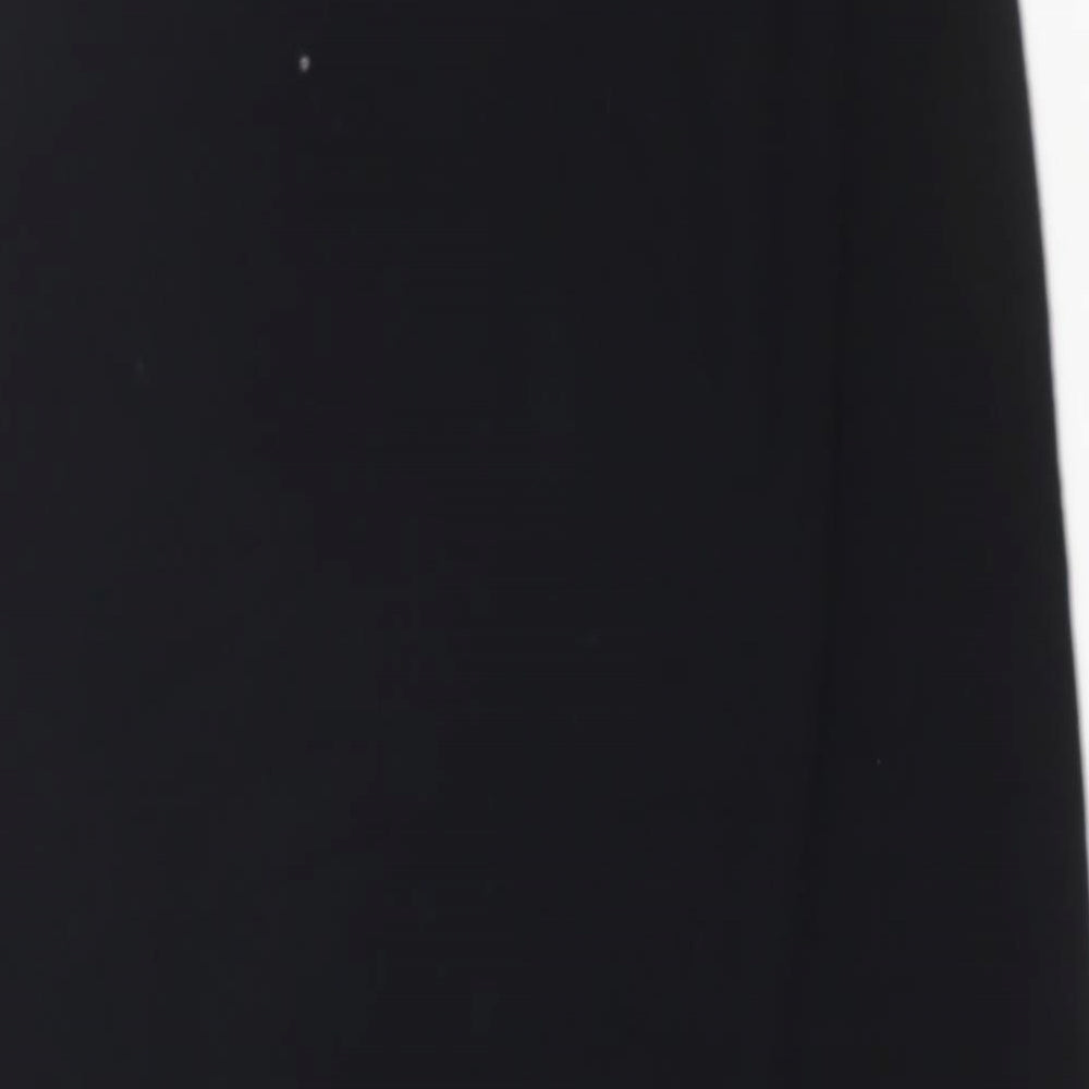 Twotone Womens Black Viscose A-Line Skirt Size M