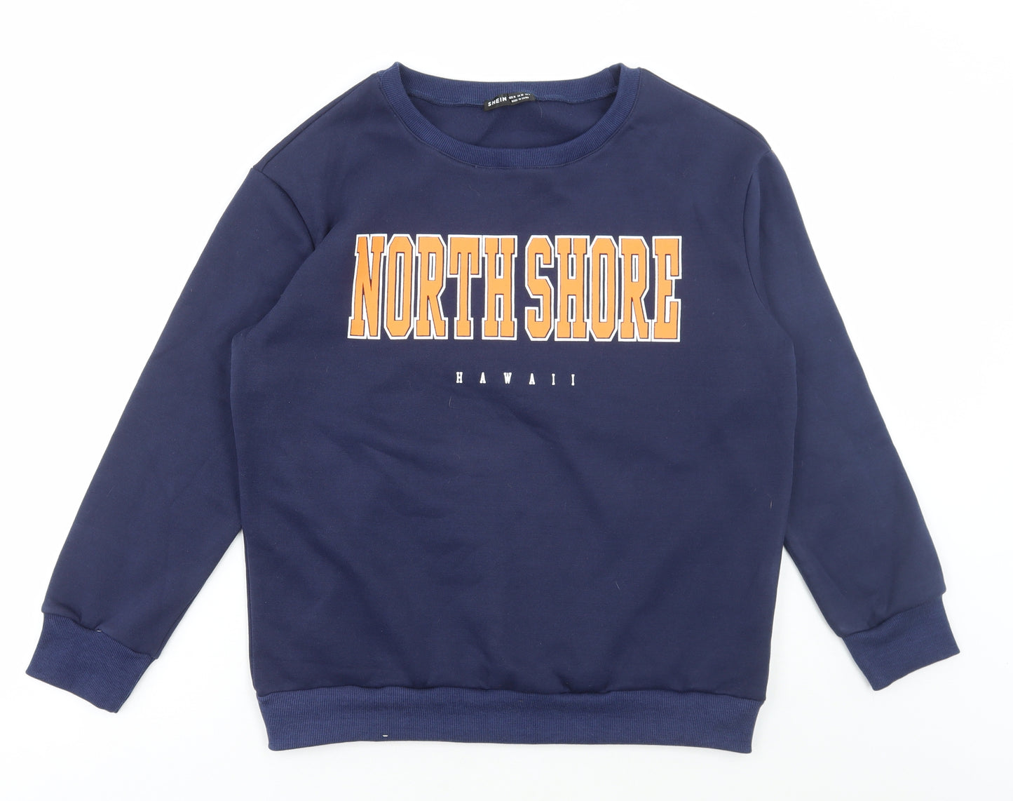 SheIn Womens Blue Polyester Pullover Sweatshirt Size M Pullover - North Shore Hawaii