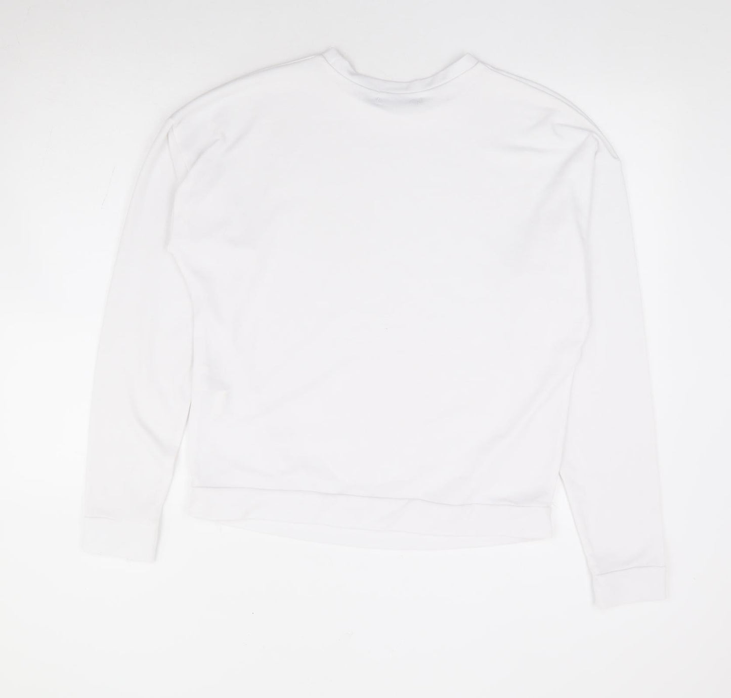Missguided Womens White Polyester Pullover Sweatshirt Size 6 Pullover