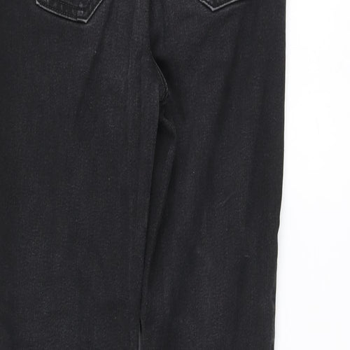 Marks and Spencer Womens Black Cotton Skinny Jeans Size 8 L28 in Regular