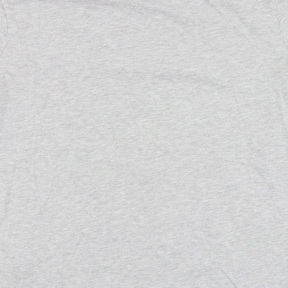 Jack&Jones Mens Grey Cotton T-Shirt Size M Round Neck