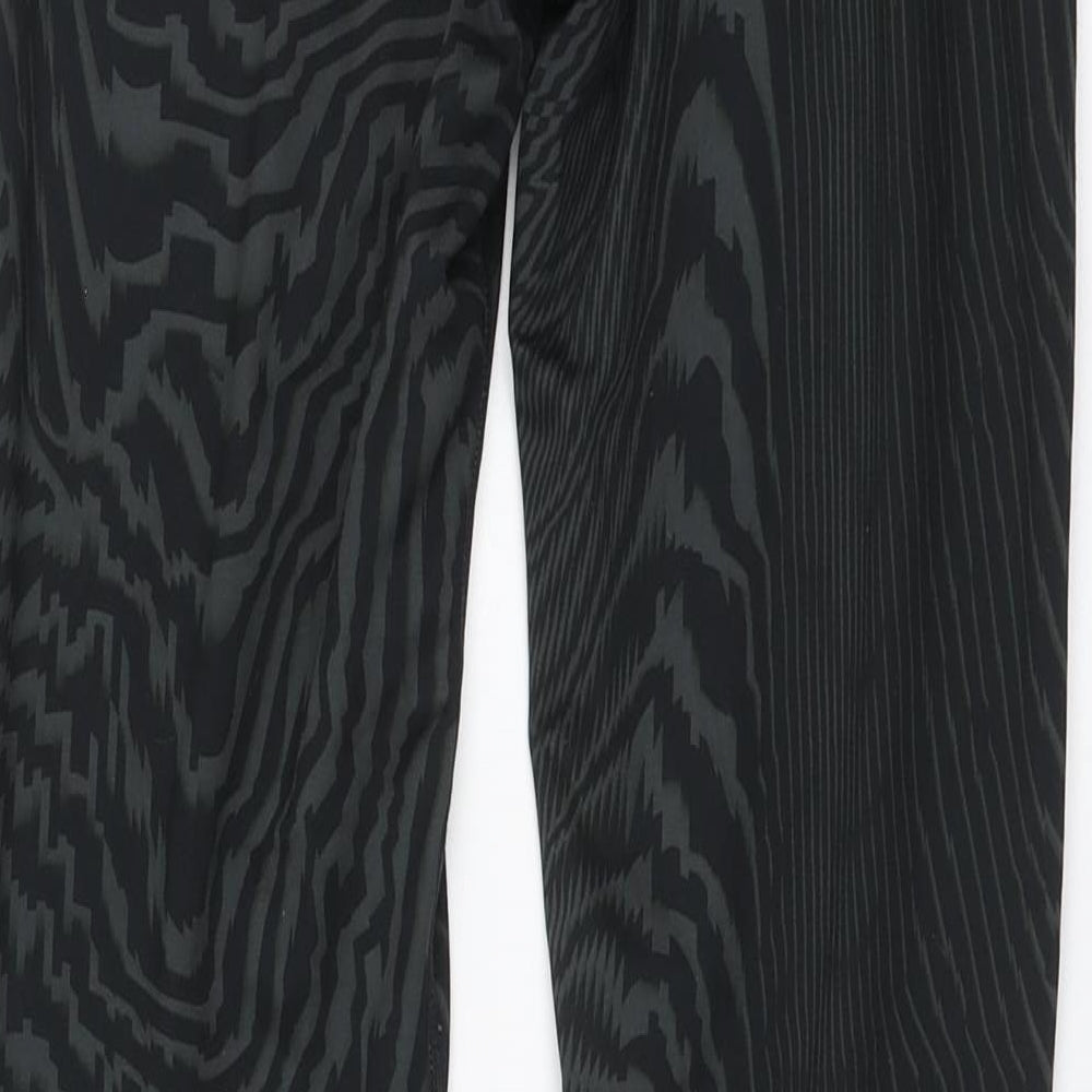 Nike Womens Green Animal Print Polyester Jogger Leggings Size M L28 in Regular
