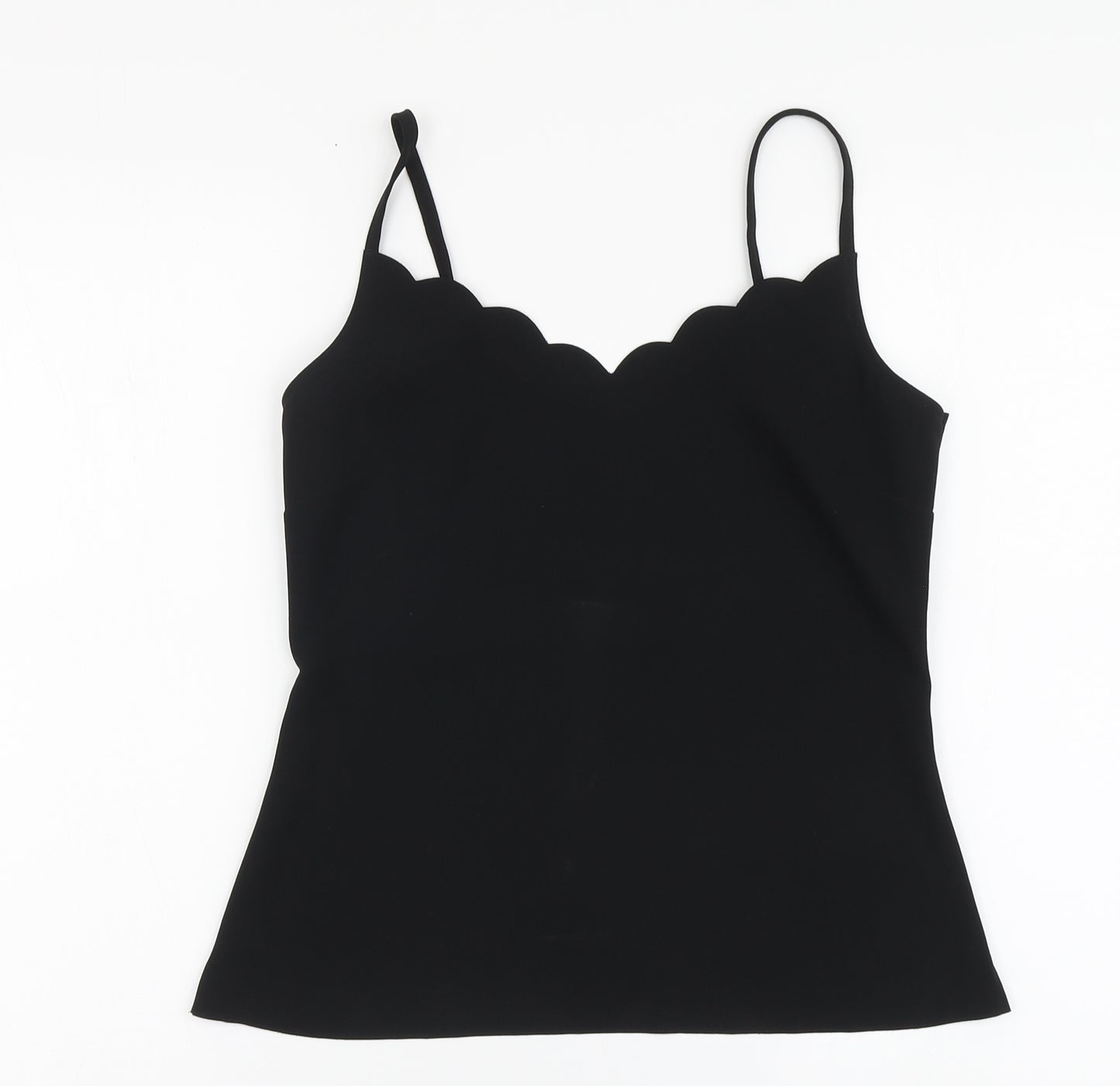 Ted Baker Womens Black Polyester Camisole Blouse Size S V-Neck