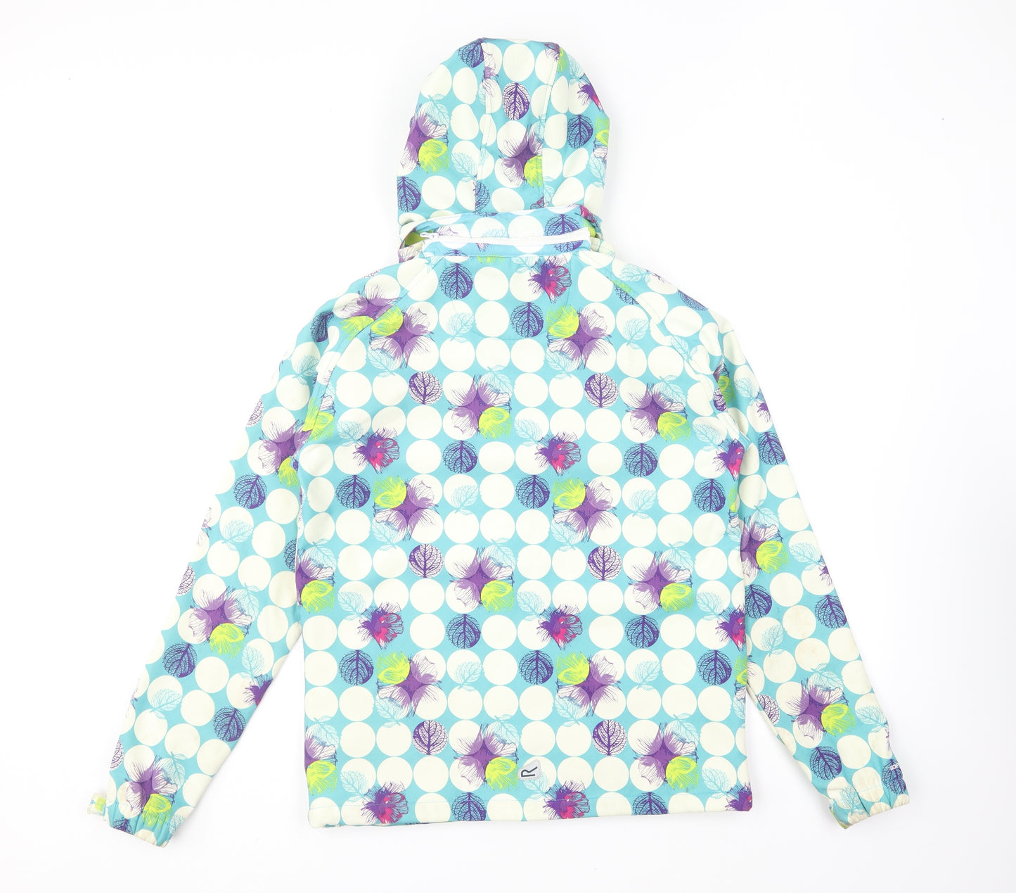 Regatta Womens Multicoloured Polka Dot Jacket Size 14 Zip