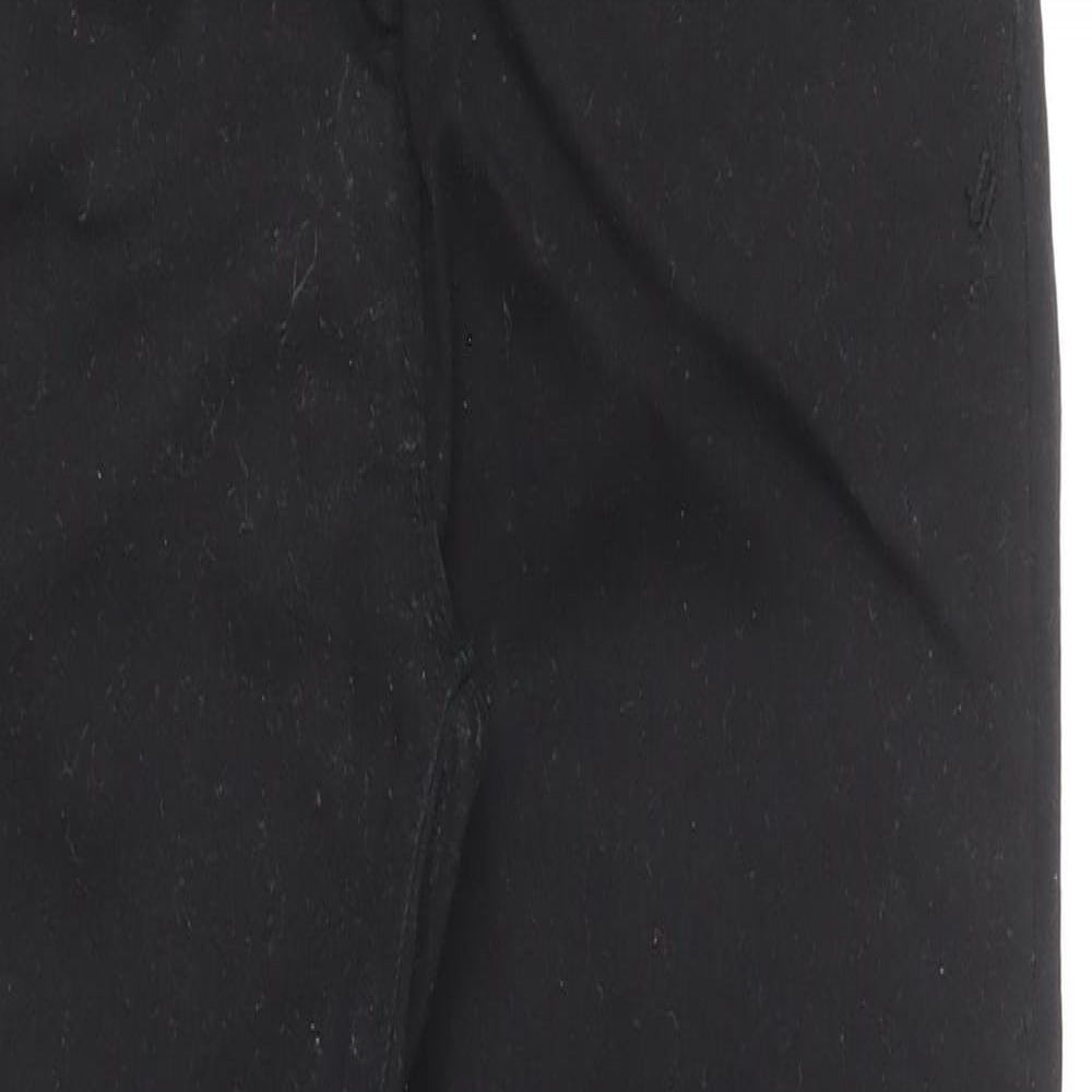 NEXT Womens Black Cotton Skinny Jeans Size 8 L27 in Regular Button