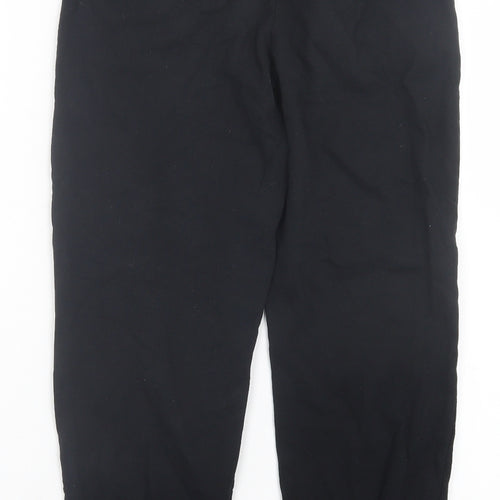 Sketchers Boys Black Cotton Jogger Trousers Size 12-13 Years Regular Tie