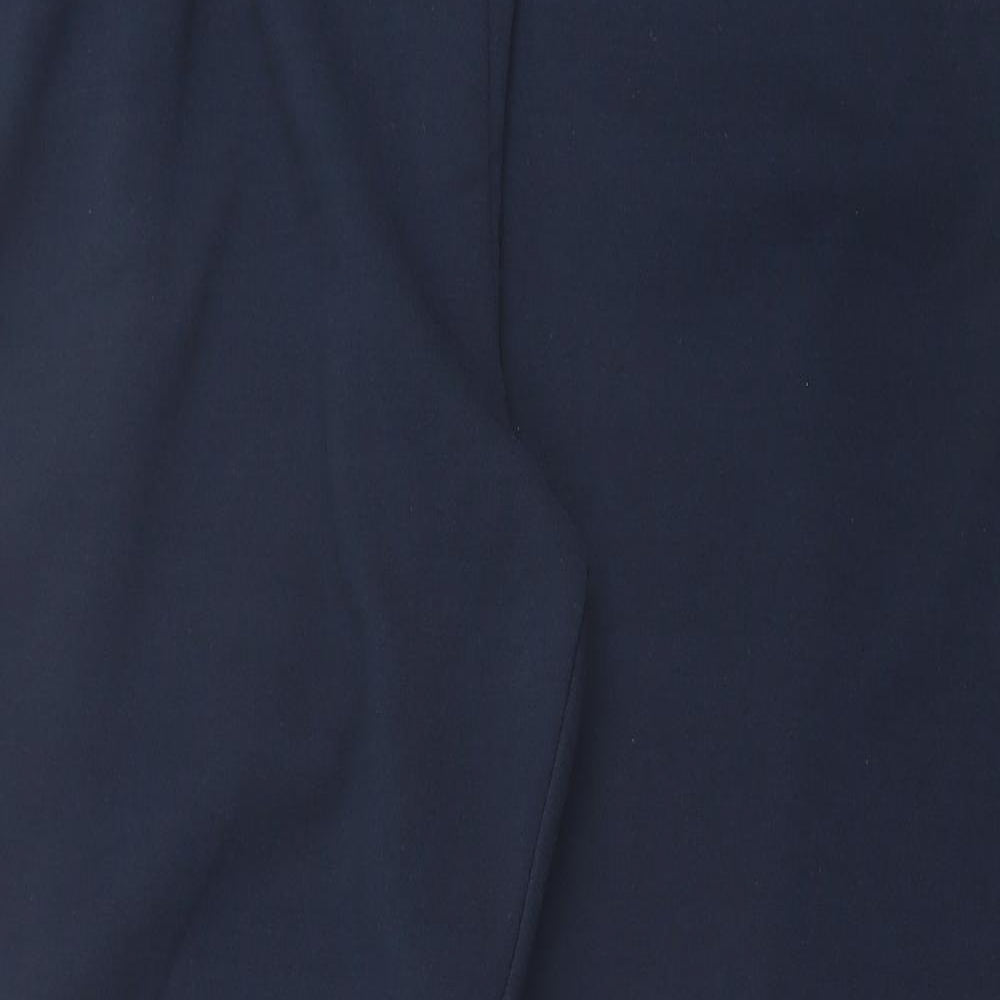 George Mens Blue Cotton Jogger Trousers Size 3XL L31 in Regular Drawstring