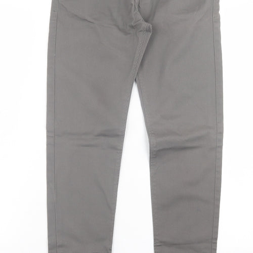 Industrialize Mens Grey Cotton Skinny Jeans Size 28 in L30 in Regular Button