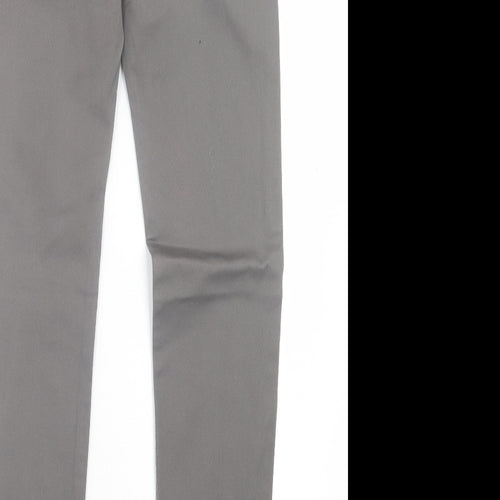 Industrialize Mens Grey Cotton Skinny Jeans Size 28 in L30 in Regular Button