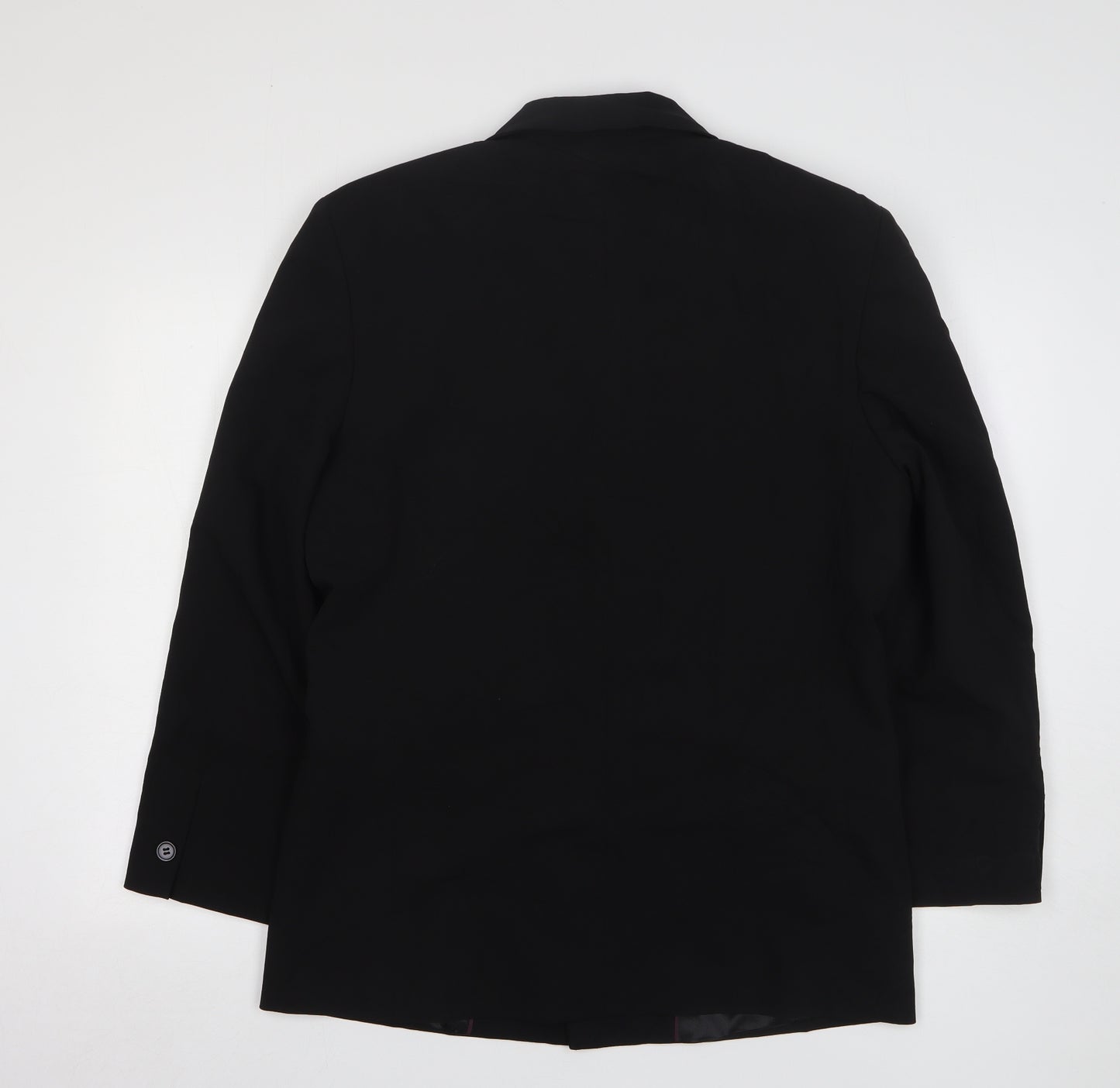 Butler and Webb Mens Black Polyester Jacket Suit Jacket Size 38