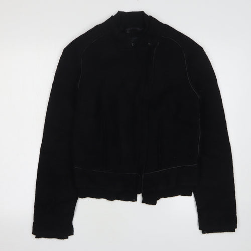 Heymann Womens Black Jacket Size 10 Zip
