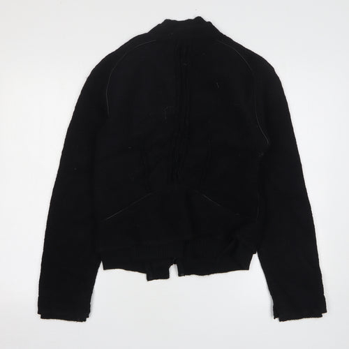 Heymann Womens Black Jacket Size 10 Zip