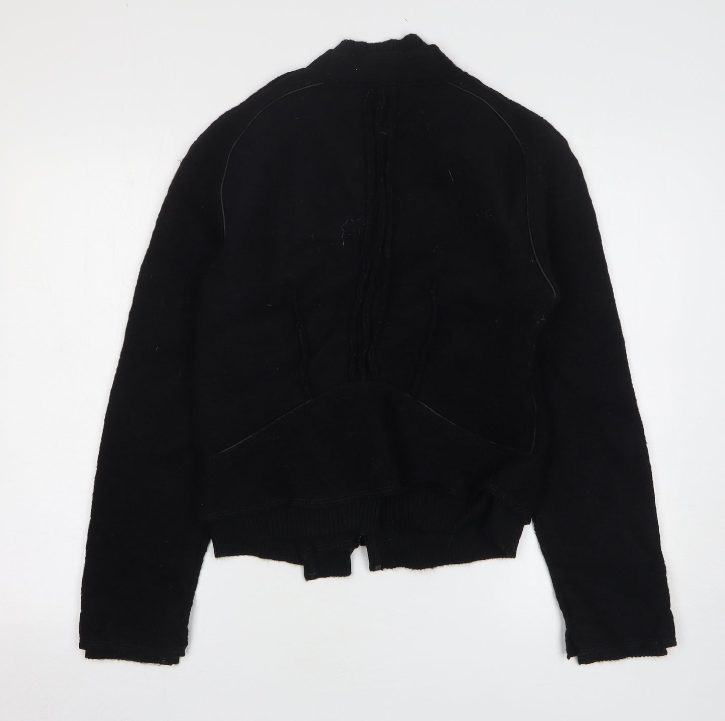 Heymann Womens Black Jacket Size 10 Zip