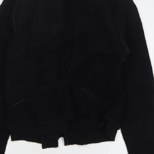 Heymann Womens Black Jacket Size 10 Zip