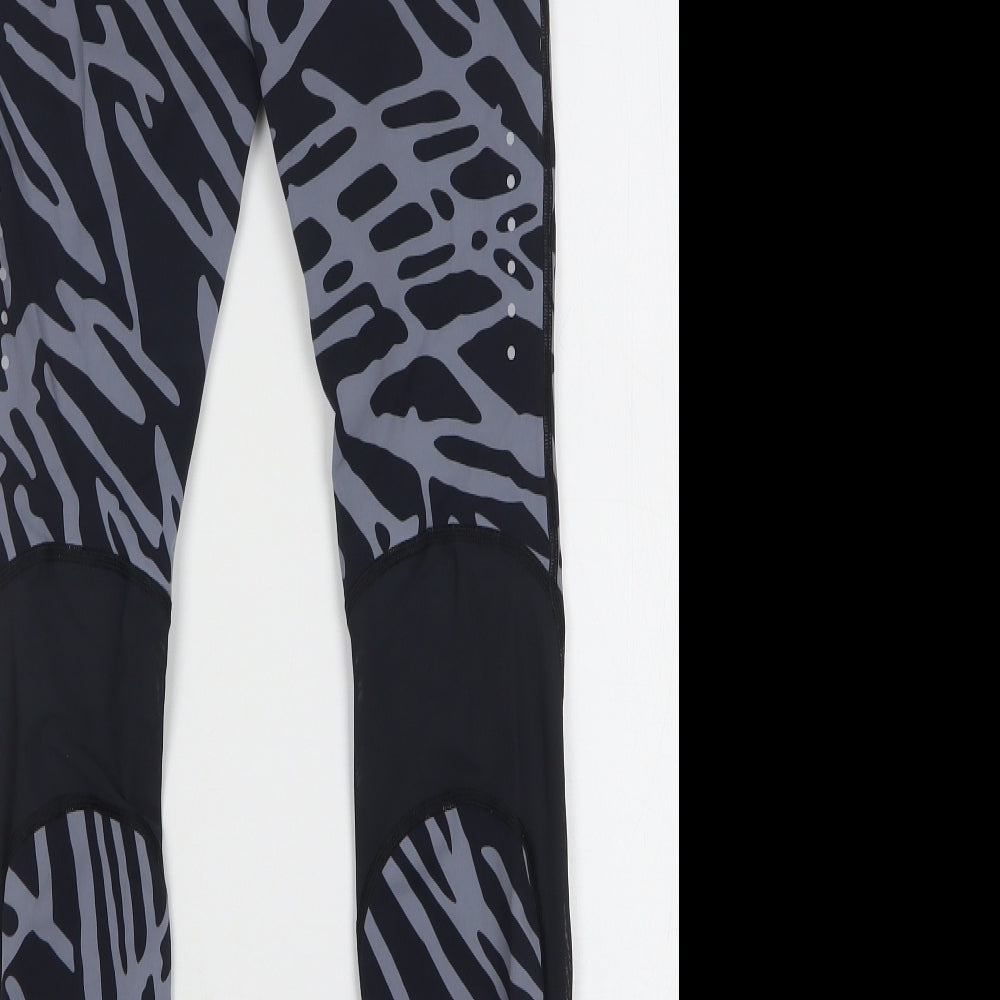 Nike Womens Green Geometric Nylon Compression Leggings Size M L27 in Regular Pullover