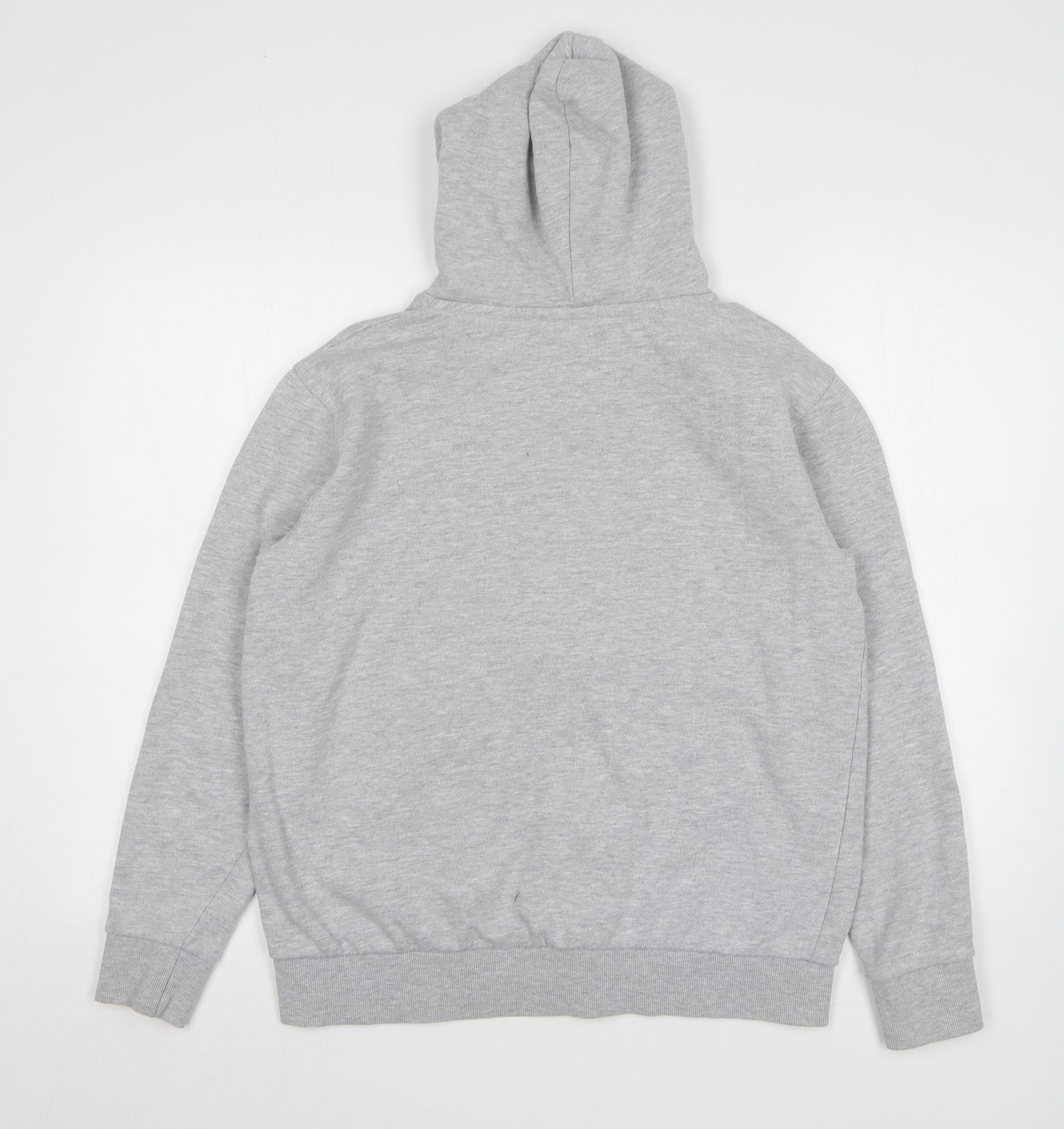 Dunnes Stores Mens Grey Cotton Full Zip Hoodie Size M