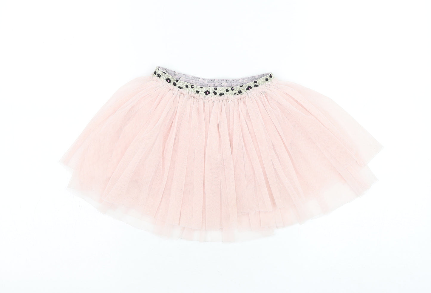 Marks and Spencer Girls Pink Polyester Tutu Skirt Size 3-4 Years Regular Pull On